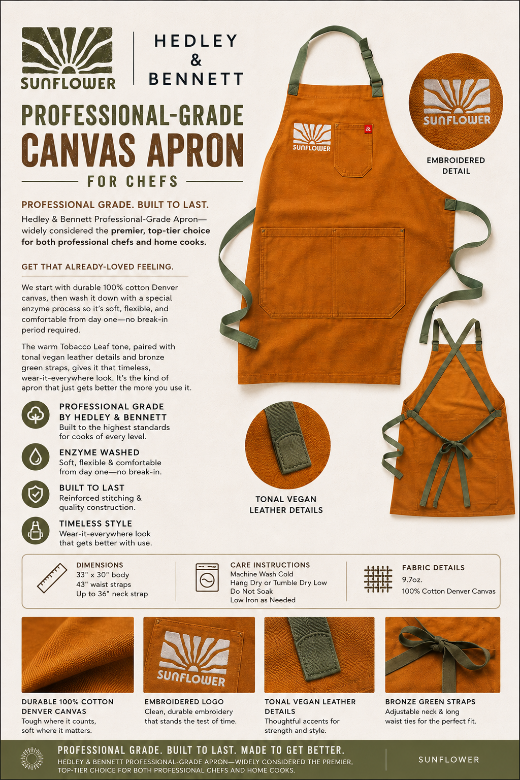 Apron "Sun Vibes"