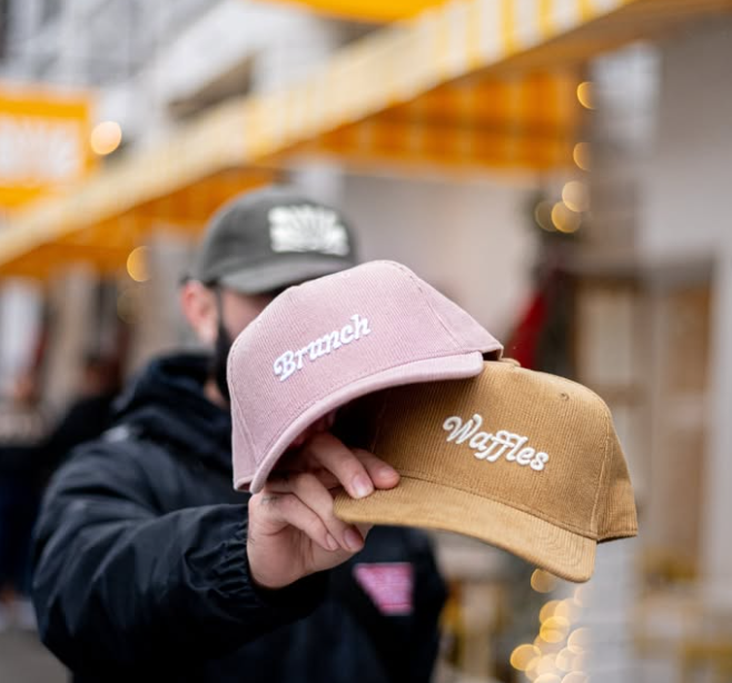 Brunch Corduroy Cap – Soft Blush