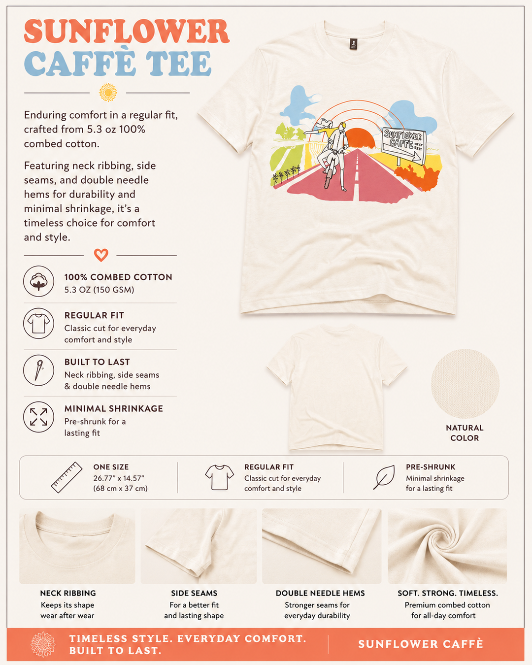 Sonoma Joy Ride Tee - Natural