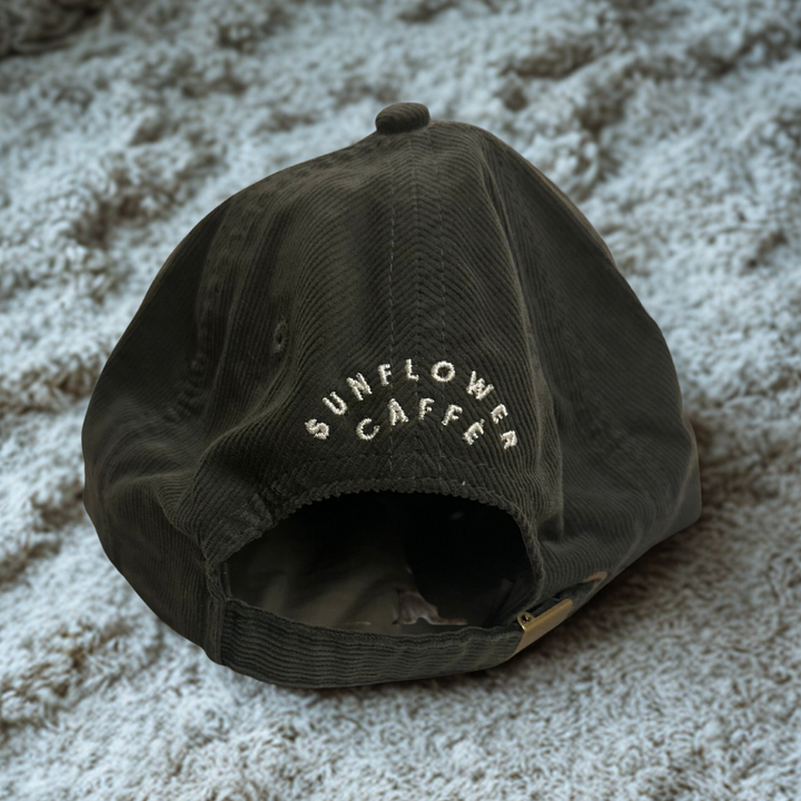 Sunflower Sunrise Corduroy Hat – Olive