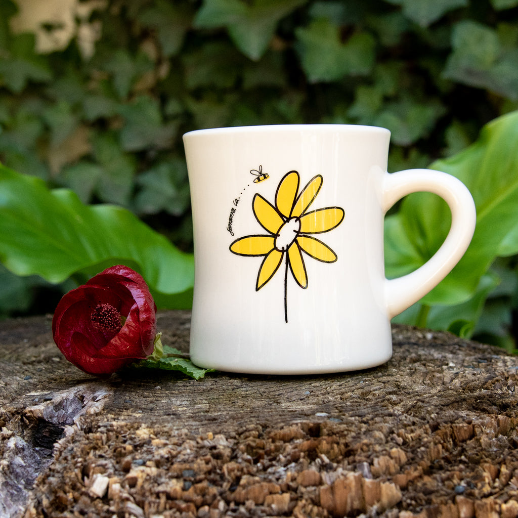 Sweet Bloom Modern Diner Mug - Smiley - Sweet Bloom Coffee